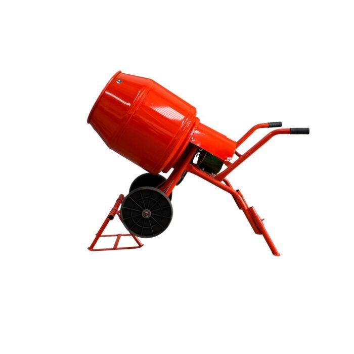 Hormigonera 130 L-Motor 1 HP-Rueda maciza goma 330x60 - Imagen 1