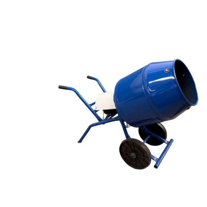 Hormigonera 130 L-Motor 3/4 HP-Rueda maciza plastica 360x70 - Imagen 3