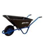 Carretilla 90 L batea plastica- Rueda maciza caucho 320x50 - Imagen 3