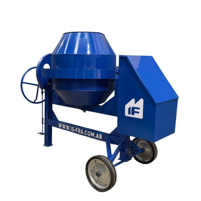 Hormigonera volteo 400 litros motor 2 HP trifasico - Extra pesada - Imagen 3
