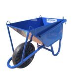 Carretilla 90 L puño rebatible - Rueda maciza caucho 360x70