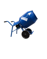 Hormigonera reforzada 150 L - Motor 1 HP - Rueda maciza 360x70 - Imagen 2