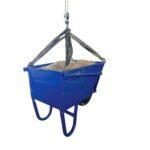 Carretilla 90 L puño rebatible - Rueda maciza caucho 360x70 - Imagen 2