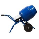 Hormigonera reforzada 130 L -Motor 3/4 HP -R. maciza 330x60